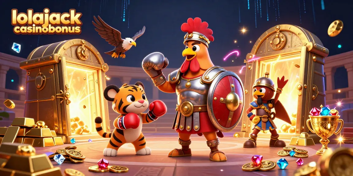 Experience the thrilling lolajack casinobonus with exciting games and sparkling riches in this vibrant casino scene.